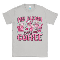 Moon Dust my sleigh runs on coffee Classic Tee - MaliasSmallBusiness