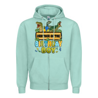 Seafoam brother of the birthday boy Zipper Hoodie - MaliasSmallBusiness