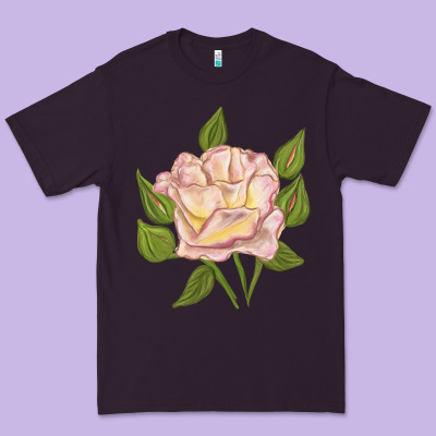 Life Of The Party Rose Premium Tee Designed By Lillyallendesigns