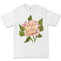 White Life Of The Party Rose Premium Tee - LillyAllenDesigns