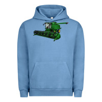 Pigment Pebble Blue Harvester Urban Hoodie - LillyAllenDesigns