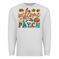 Dove Grey welcome to our patch Premium Sweatshirt - HRA Design Shop