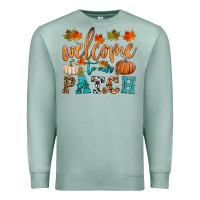 Seafoam welcome to our patch Premium Sweatshirt - HRA Design Shop