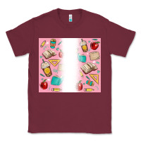 Burgundy school Classic Tee - MaliasSmallBusiness