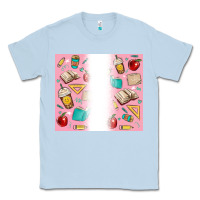 Dusty Blue school Classic Tee - MaliasSmallBusiness