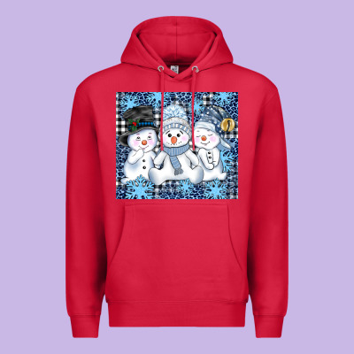 Snowman Tumbler Premium Hoodie Designed By Adodesignshop