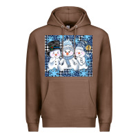 Chestnut snowman tumbler Premium Hoodie - AdoDesignShop