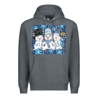 Rock snowman tumbler Premium Hoodie - AdoDesignShop