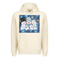 Sandshell snowman tumbler Premium Hoodie - AdoDesignShop