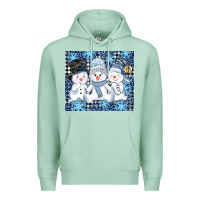 Seafoam snowman tumbler Premium Hoodie - AdoDesignShop