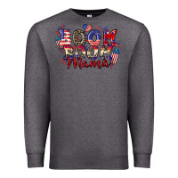 Charcoal Heather Boom boom Mama 4th of july Premium Sweatshirt - CowGirlArtShop