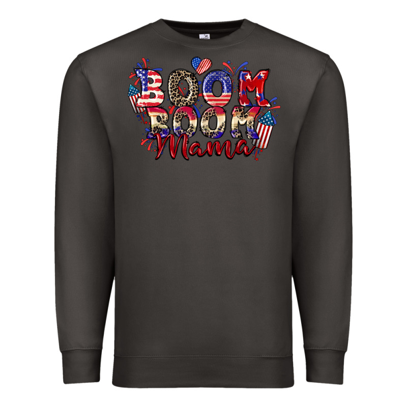 Boom Boom Mama 4th Of July Premium Sweatshirt by CowGirlArtShop | Teevron