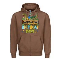 Chestnut daddy of the birthday boy Zipper Hoodie - MaliasSmallBusiness