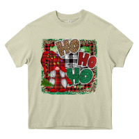 Mossy Ho Ho Ho Gnomes Heavy Core Tee - CowhideDigitalArt