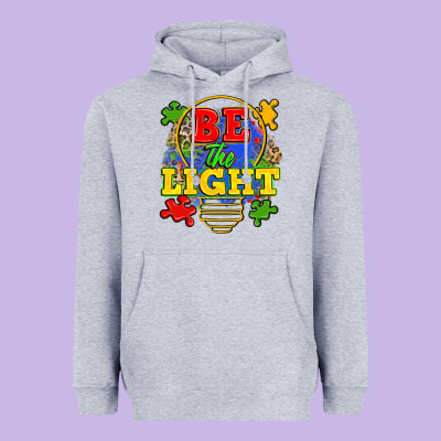 Be The Light Heavyweight Hoodie Designed By Zillion Design Studio