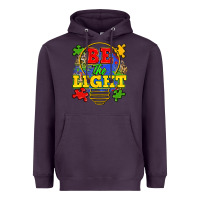 Plum be the light Heavyweight Hoodie - Zillion Design Studio