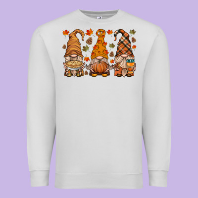 Fall Gnome Premium Sweatshirt Designed By Hra Design Shop