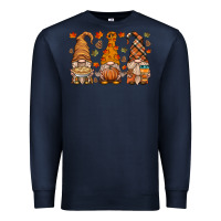 Navy fall gnome Premium Sweatshirt - HRA Design Shop