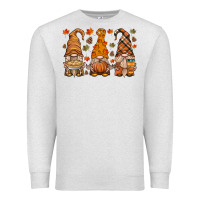 Oatmeal Heather fall gnome Premium Sweatshirt - HRA Design Shop