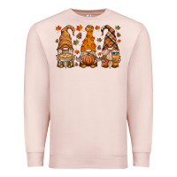 Pale Pink fall gnome Premium Sweatshirt - HRA Design Shop