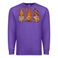 Purple fall gnome Premium Sweatshirt - HRA Design Shop