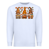 White fall gnome Premium Sweatshirt - HRA Design Shop
