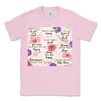 Bubblegum Pink positive quotes Classic Tee - MaliasSmallBusiness
