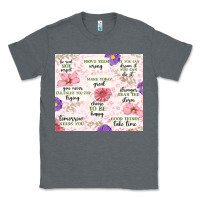 Charcoal Heather positive quotes Classic Tee - MaliasSmallBusiness