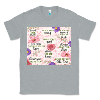 Heather Grey positive quotes Classic Tee - MaliasSmallBusiness