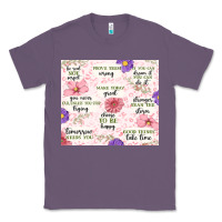 Lavender positive quotes Classic Tee - MaliasSmallBusiness