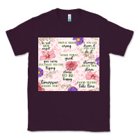 Plum positive quotes Classic Tee - MaliasSmallBusiness