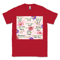 Red positive quotes Classic Tee - MaliasSmallBusiness