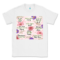 White positive quotes Classic Tee - MaliasSmallBusiness