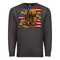 Smoke Army USA lag leopard camouflage sunflower 20oz Premium Sweatshirt - Neo Western