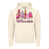 Vintage Artic tis the season pink christmas Vintage Hoodie - AdoDesignShop