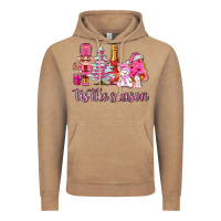 Vintage Coffee tis the season pink christmas Vintage Hoodie - AdoDesignShop