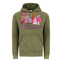 Vintage Olive tis the season pink christmas Vintage Hoodie - AdoDesignShop