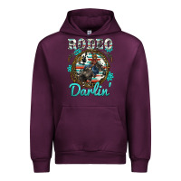 Mauve Wine rodeo darling Urban Hoodie - BarkalooDesign