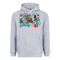 Heather Grey lab tech Heavyweight Hoodie - texasbilliewilder
