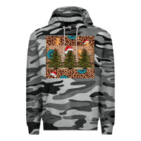 Slate Camo Christmas trees leopard Premium Hoodie - AdoDesignShop