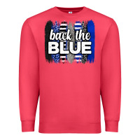 Cardinal Back the blue brushstrokes Premium Sweatshirt - Neo Western