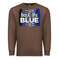 Chestnut Back the blue brushstrokes Premium Sweatshirt - Neo Western