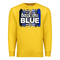 Lemon Back the blue brushstrokes Premium Sweatshirt - Neo Western