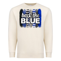 Sandshell Back the blue brushstrokes Premium Sweatshirt - Neo Western