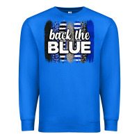 True Royal Back the blue brushstrokes Premium Sweatshirt - Neo Western