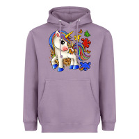 Lavender autism unicorn Heavyweight Hoodie - Zillion Design Studio