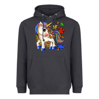 Smoke autism unicorn Heavyweight Hoodie - Zillion Design Studio