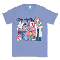 Colony Blue stay healthy nurse Classic Tee - MaliasSmallBusiness