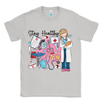 Moon Dust stay healthy nurse Classic Tee - MaliasSmallBusiness