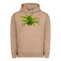 Pigment Burro Lemon Lime Dracaena Leaf Urban Hoodie - LillyAllenDesigns